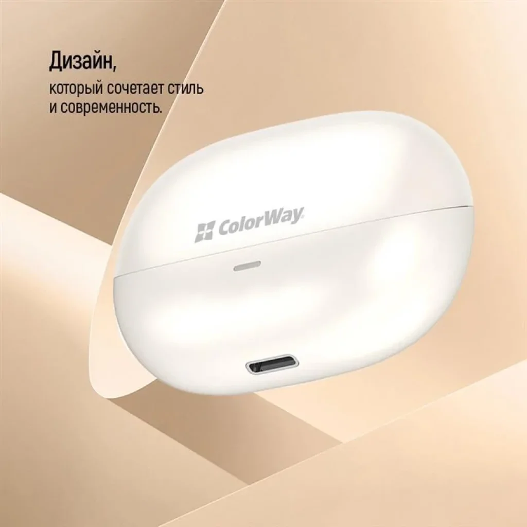 Bluetooth-гарнитура СolorWay Slim TWS-1 Earbuds Long Life Black (CW-TWS1BK1) UA