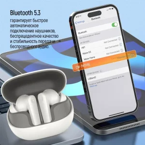 Bluetooth-гарнитура СolorWay Slim TWS-1 Earbuds Long Life Black (CW-TWS1BK1) UA