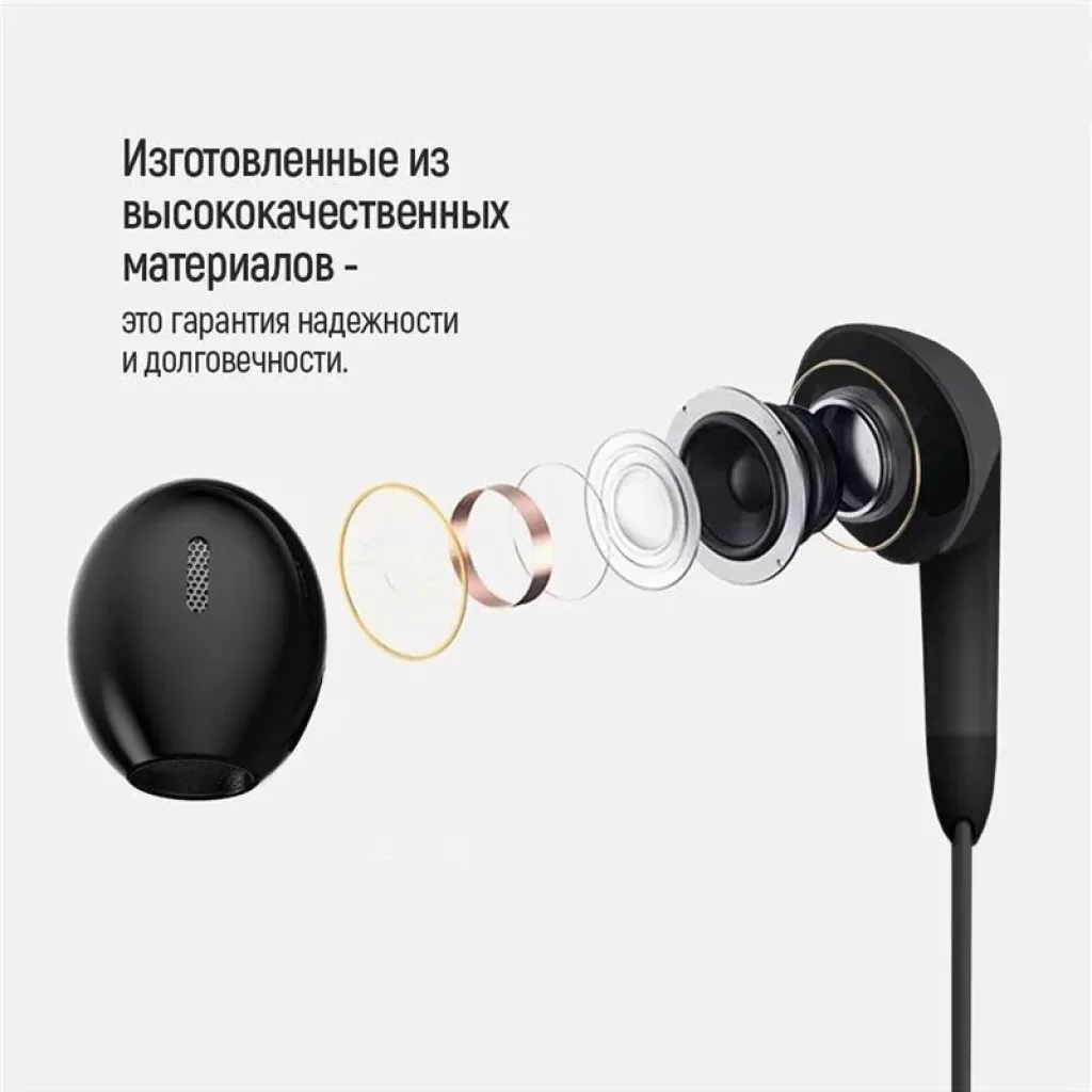 Гарнітура СolorWay 3.5 mm Wired Earphone Sound Wave Black (CW-WD04BK) UA
