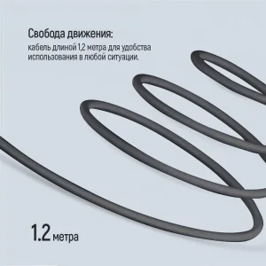 Гарнітура СolorWay 3.5 mm Wired Earphone Sound Wave Black (CW-WD04BK) UA