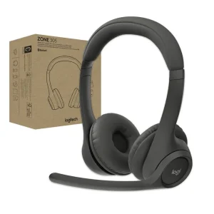 Bluetooth-гарнитура Logitech Zone 305 for Business Wireless/Bluetooth UC Black (981-001453) UA