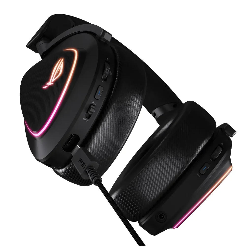 Bluetooth-гарнітура Asus ROG Delta II Wireless Black (90YH03W0-BHUA00) UA