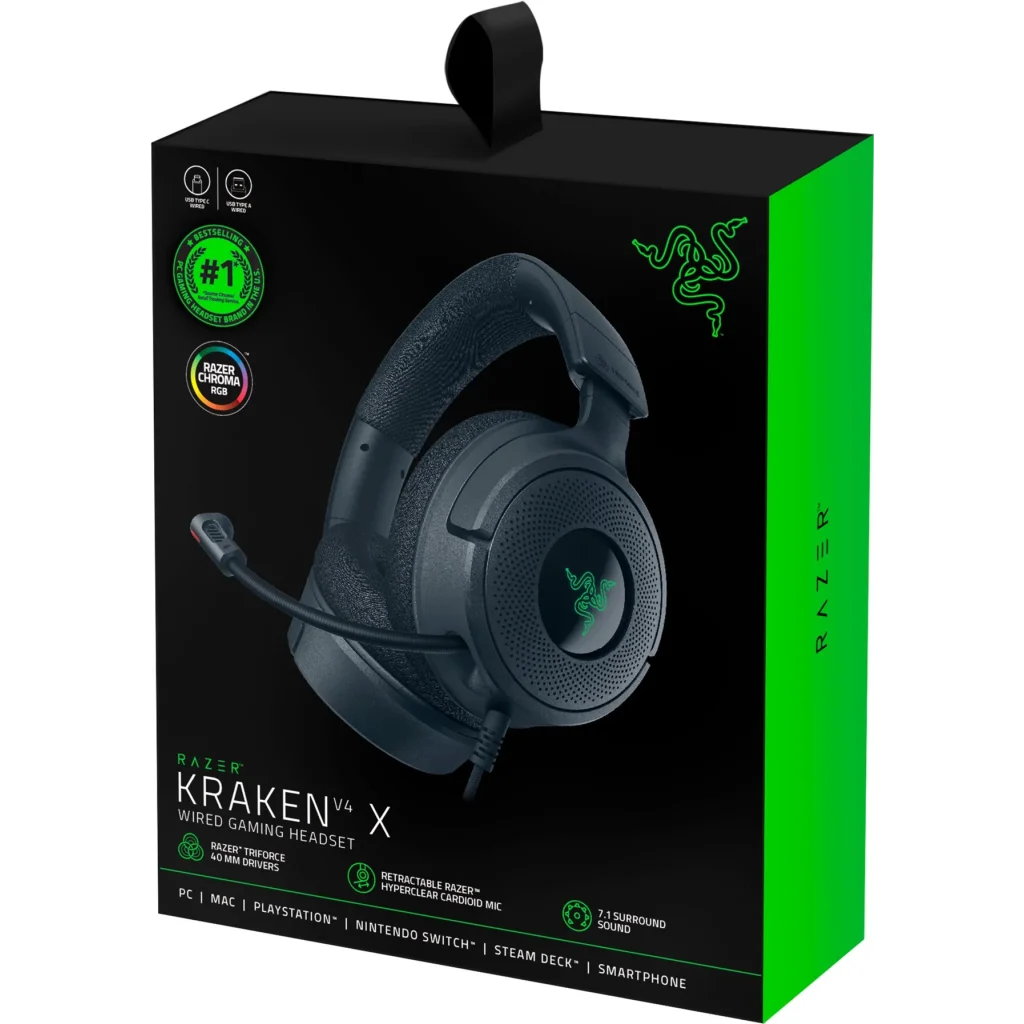 Гарнитура Razer Kraken V4 X (RZ04-05180100-R3M1) UA