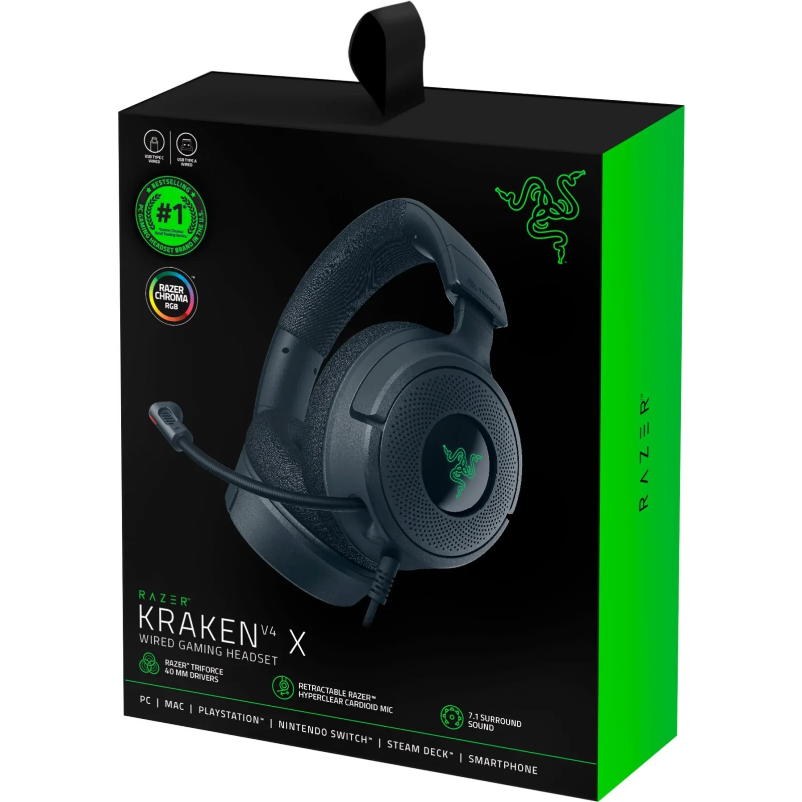 Гарнитура Razer Kraken V4 X (RZ04-05180100-R3M1) UA