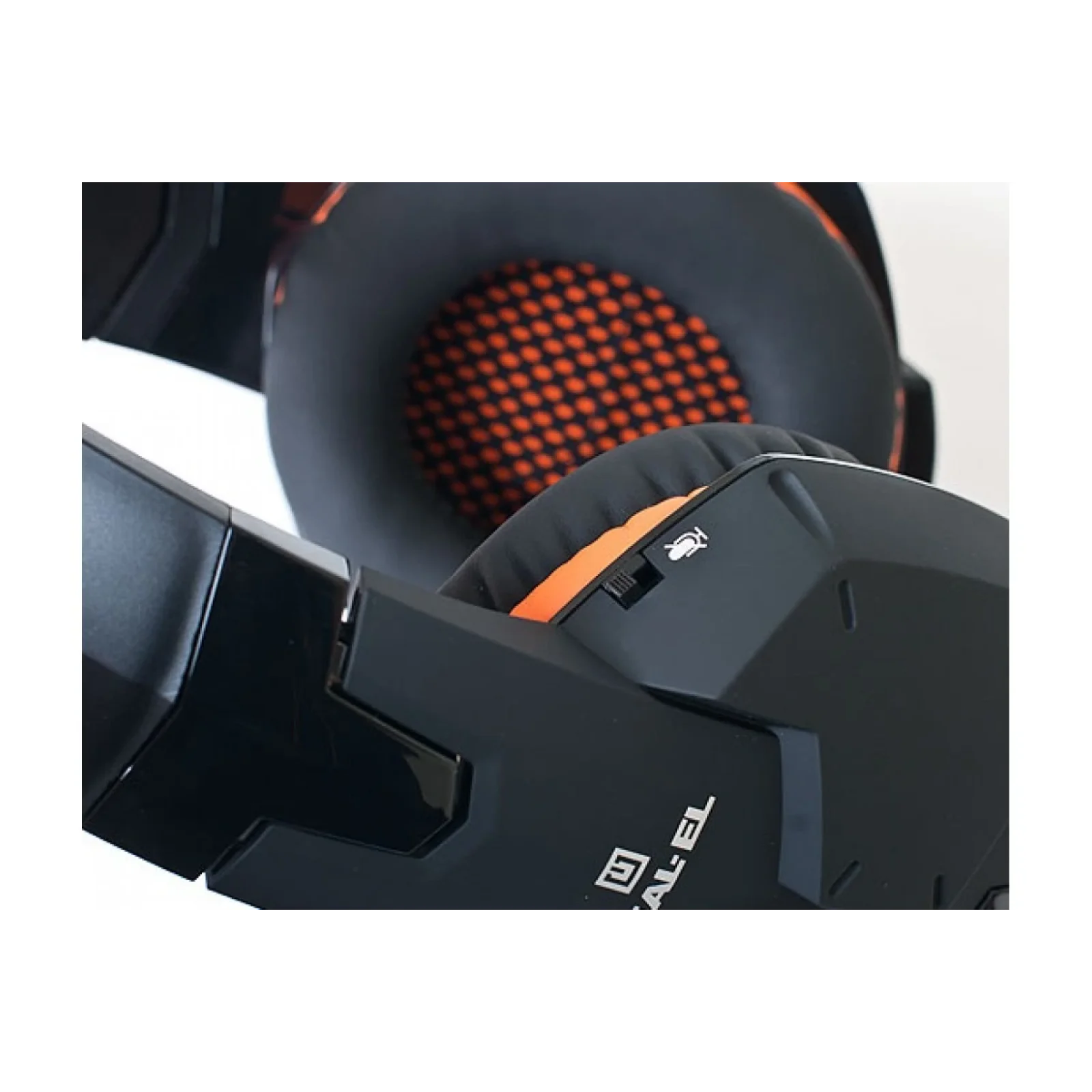 Гарнітура REAL-EL GDX-7700 Black/Orange, EL124100016 UA