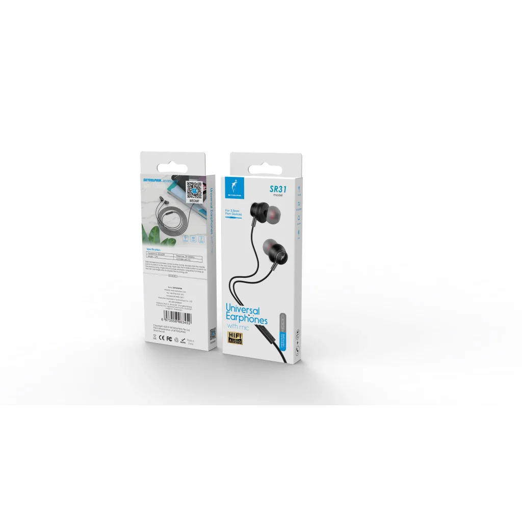 Гарнітура SkyDolphin SR31 Black (SDHF-000487) UA