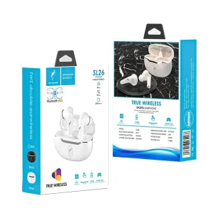 Bluetooth-гарнітура SkyDolphin TWS SL26 White (SDBTE-000189) UA