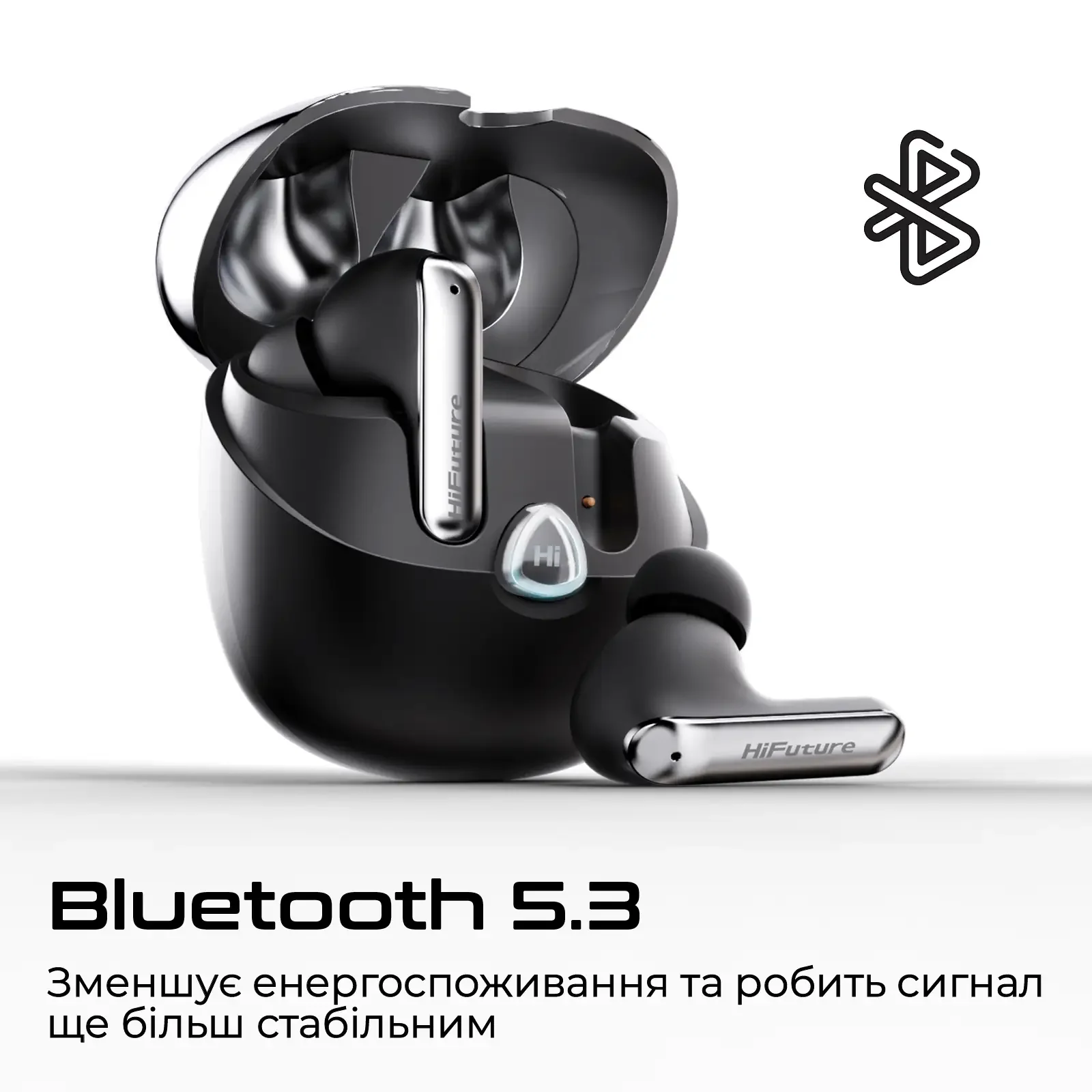 Bluetooth-гарнітура HiFuture SonicAir Black (sonicair.black) UA