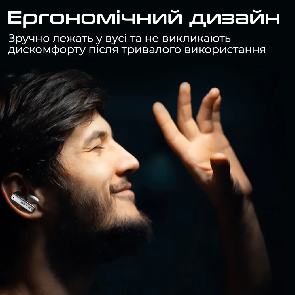 Bluetooth-гарнітура HiFuture SonicAir Black (sonicair.black) UA