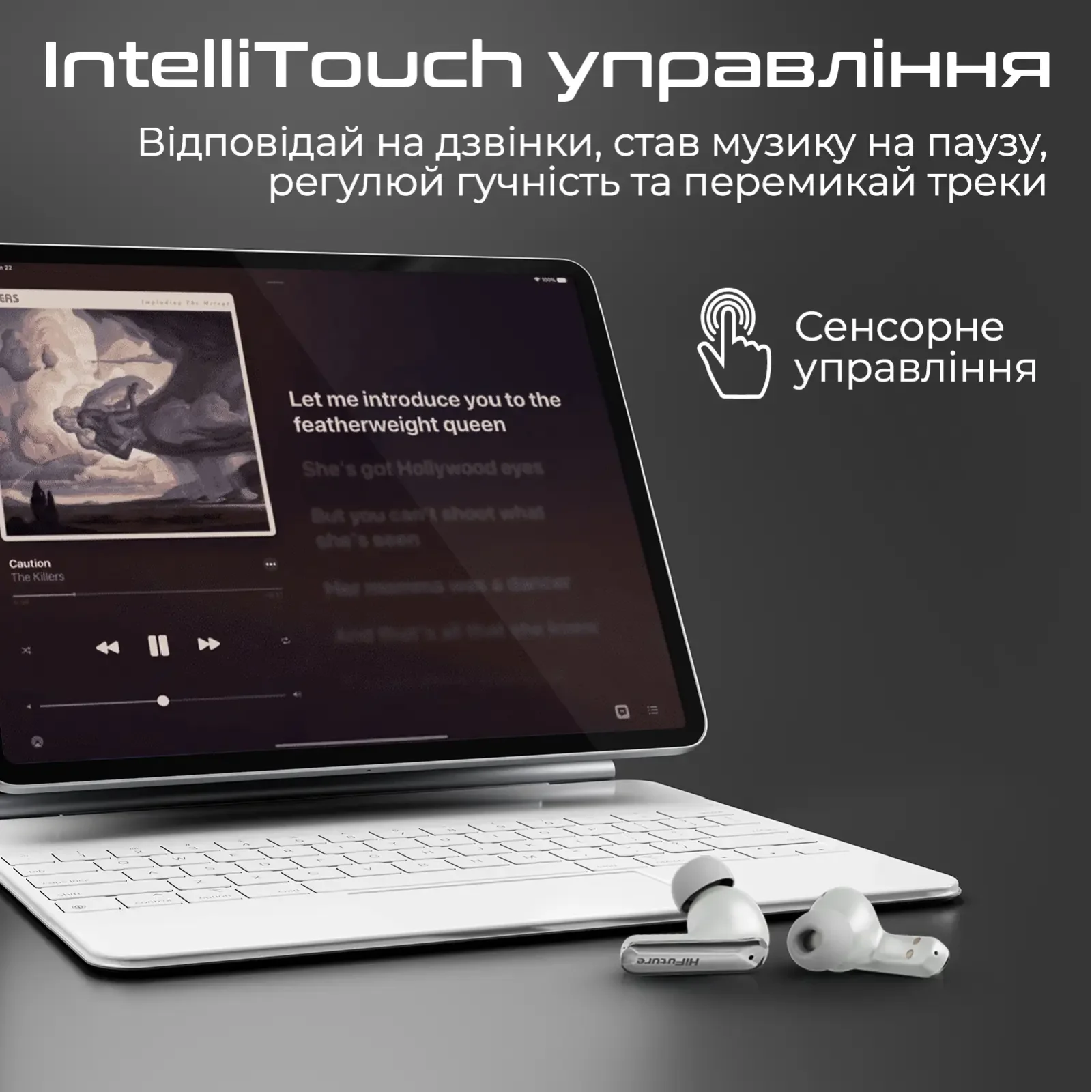 Bluetooth-гарнітура HiFuture SonicAir Black (sonicair.black) UA