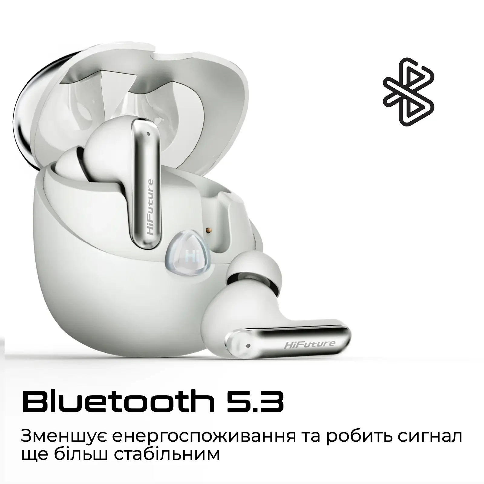 Bluetooth-гарнитура HiFuture SonicAir White (sonicair.white) UA