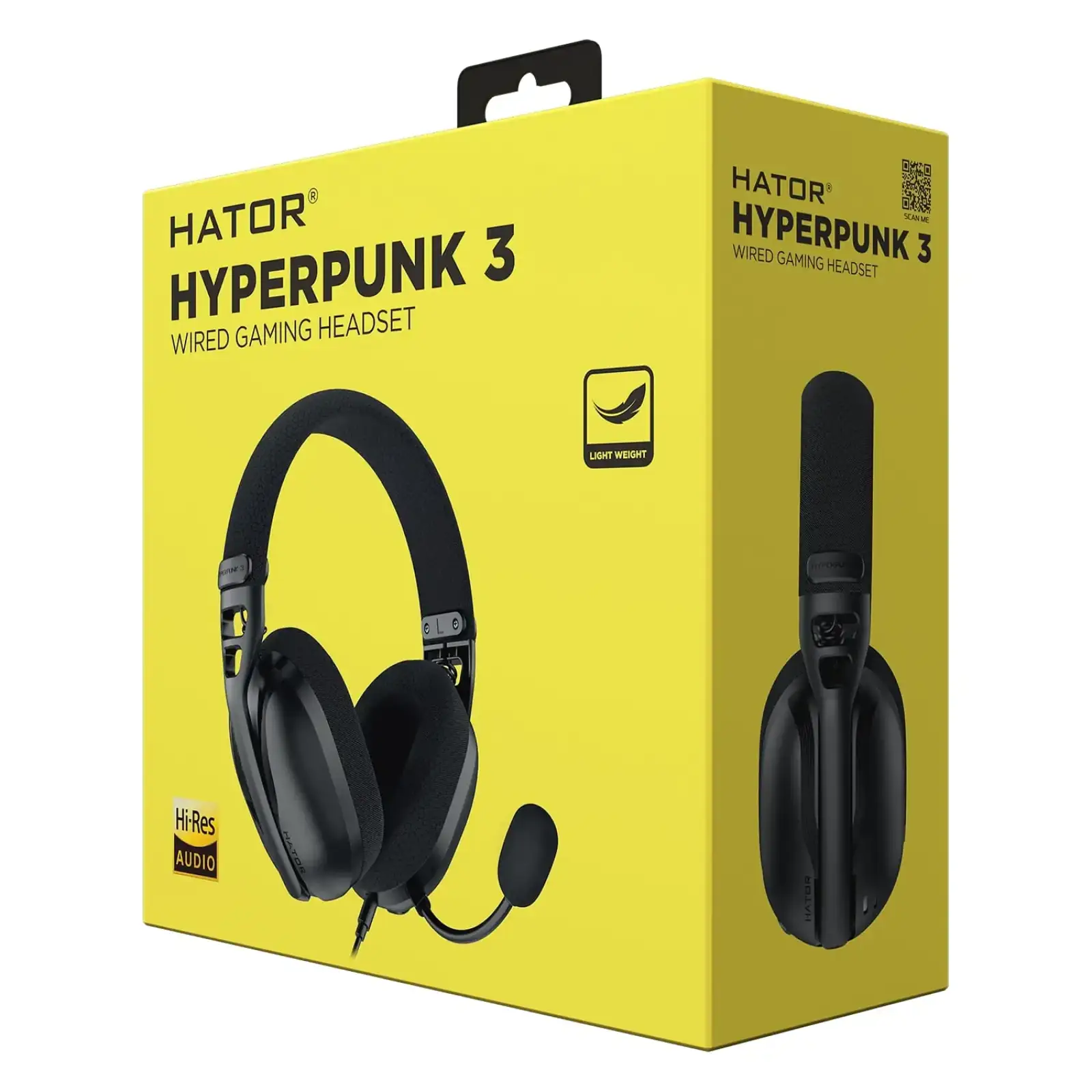 Гарнiтура Hator Hyperpunk 3 Black (ESH01) UA