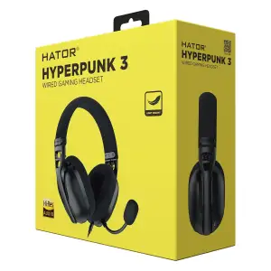Гарнiтура Hator Hyperpunk 3 Black (ESH01) UA