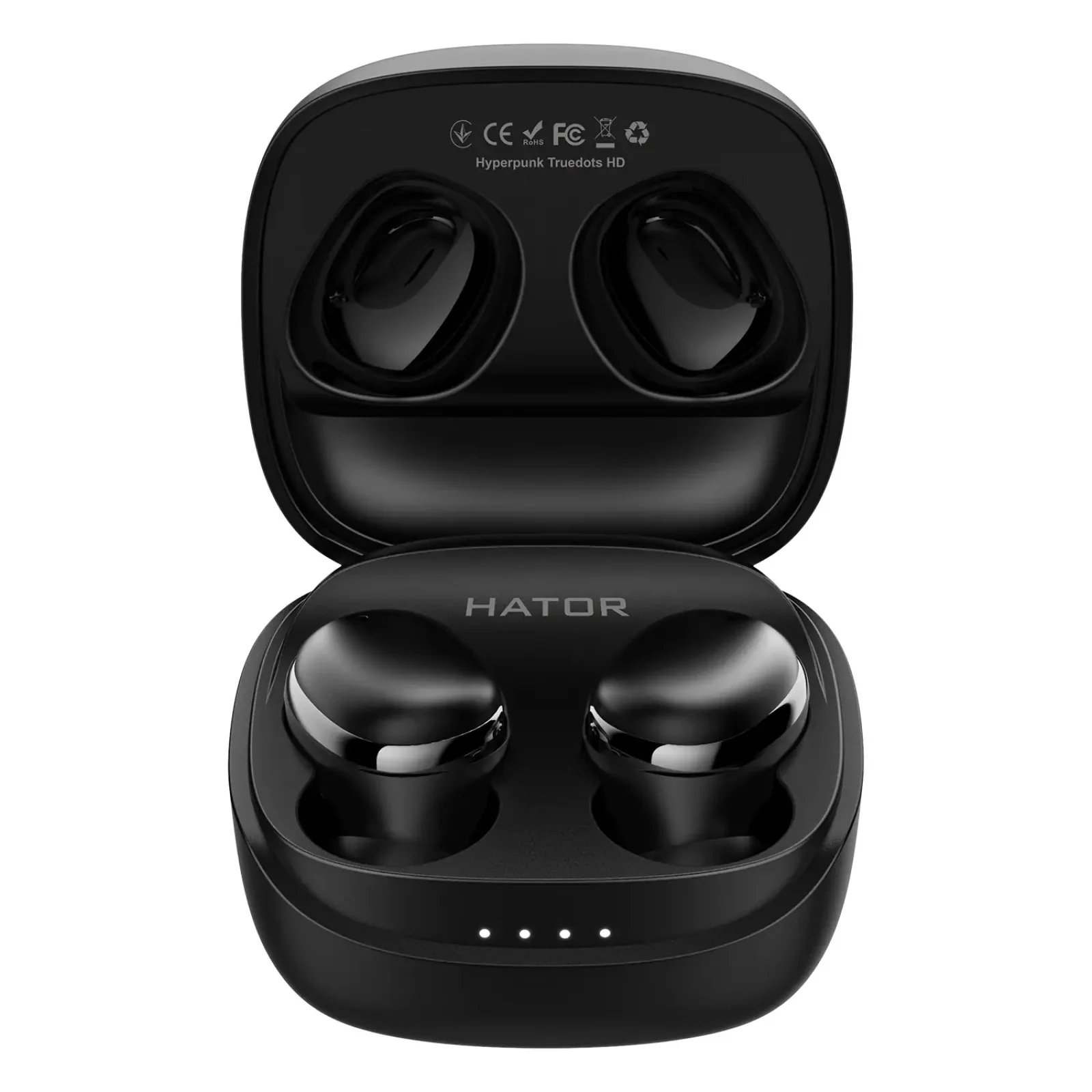 Bluetooth-гарнiтура Hator Hyреrpunk Truedots HD SyncHUB Black (HTA411) UA