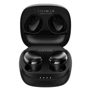 Bluetooth-гарнiтура Hator Hyреrpunk Truedots HD SyncHUB Black (HTA411) UA