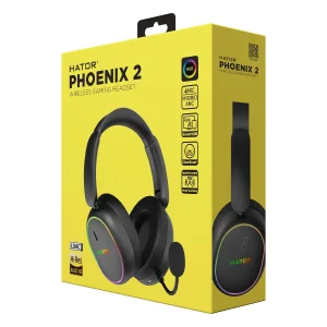 Гарнiтура Hator Phoenix 2 Wireless Black (ESH40) UA