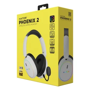 Гарнитура Hator Phoenix 2 Wireless White (ESH41) UA