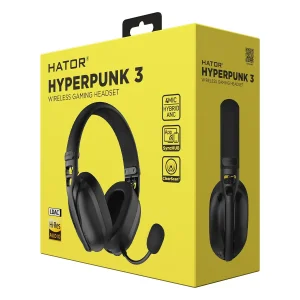 Гарнiтура Hator Hyperpunk 3 Wireless Black (ESH15) UA