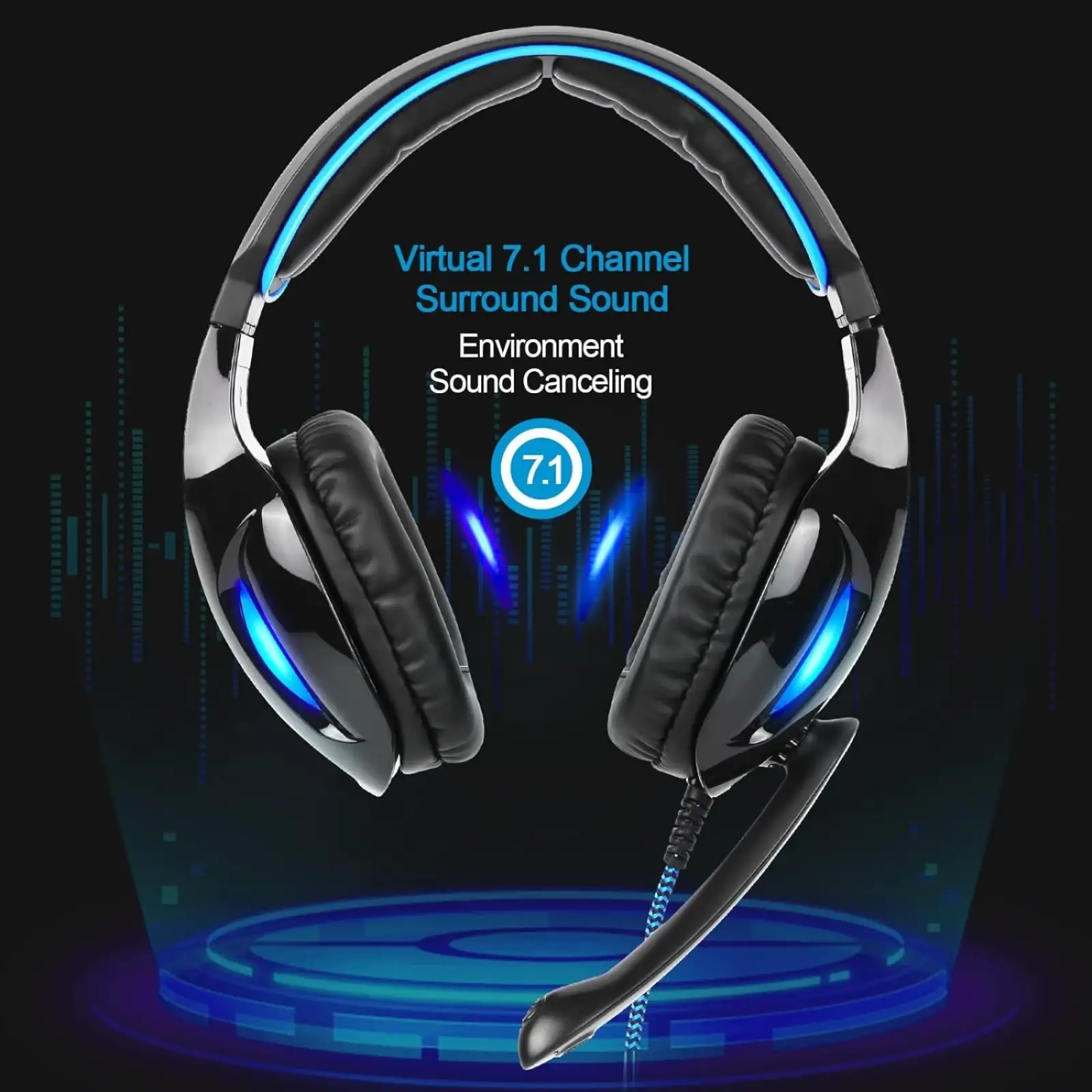 Гарнитура Sades SA-902 Black/Blue (sa902blj) UA