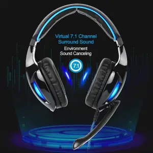 Гарнитура Sades SA-902 Black/Blue (sa902blj) UA