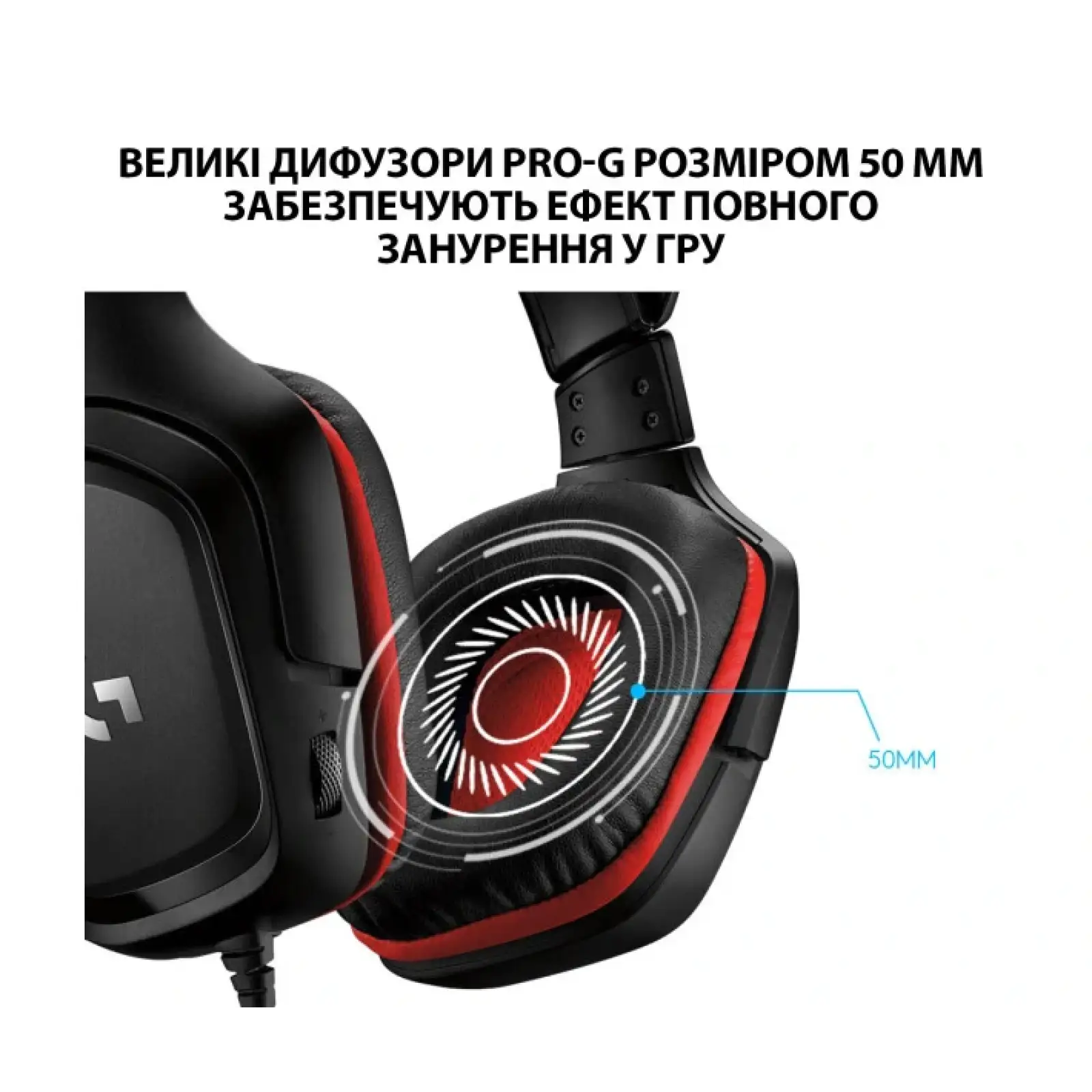 Гарнітура Logitech G332 Black (981-000757) UA