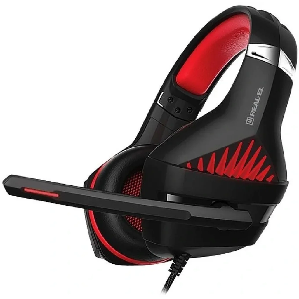 Гарнітура REAL-EL GDX-7600 Black/Red, EL124100028 UA