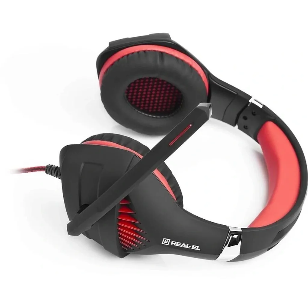 Гарнітура REAL-EL GDX-7600 Black/Red, EL124100028 UA