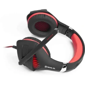 Гарнітура REAL-EL GDX-7600 Black/Red, EL124100028 UA