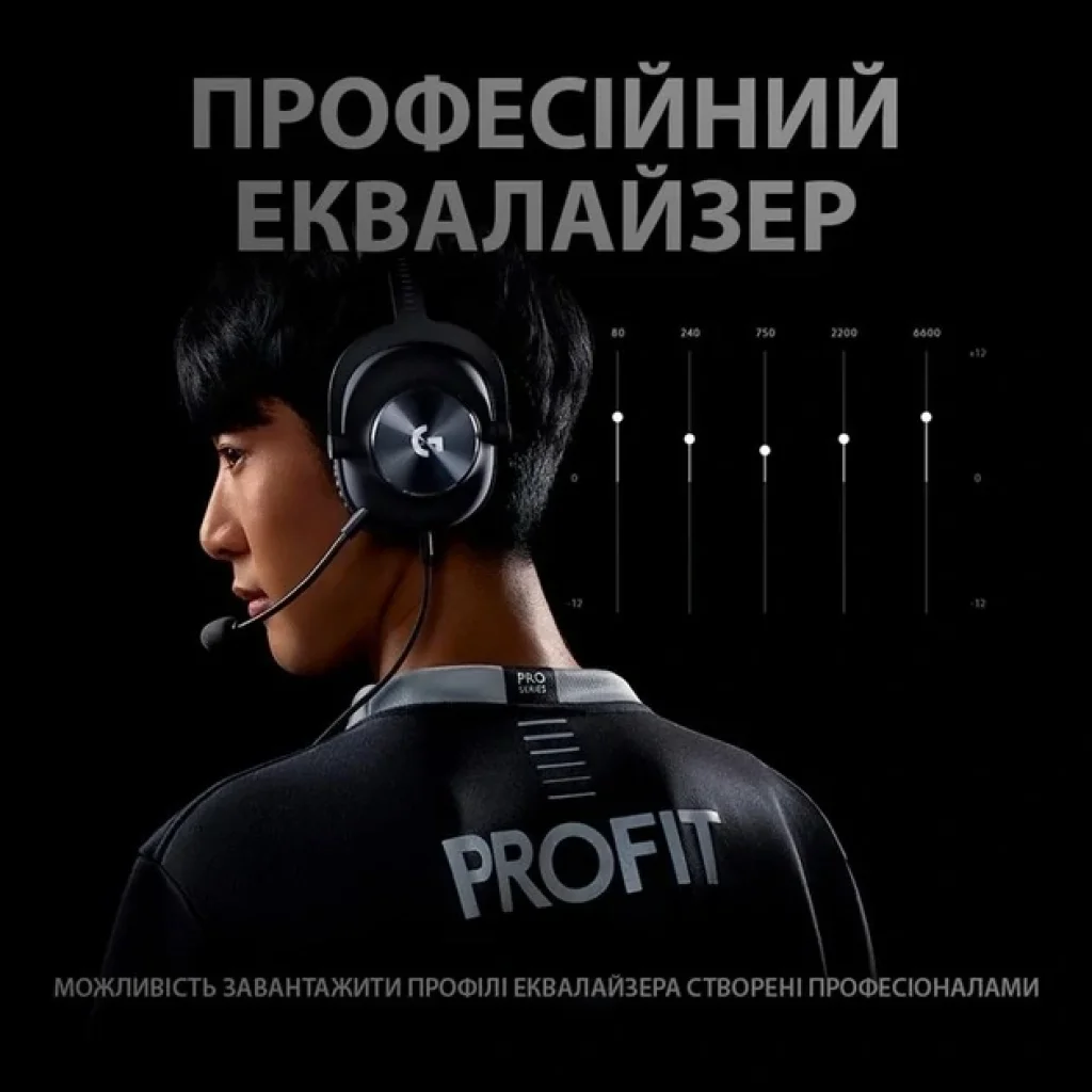 Гарнітура Logitech Pro X Gaming Black (981-000818) UA