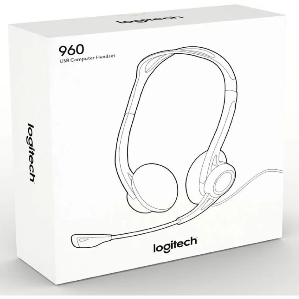 Гарнітура Logitech PC 960 USB (981-000100) UA