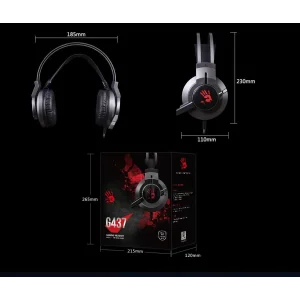Гарнітура A4Tech Bloody G437 Black USB, G437 Bloody (Black) UA