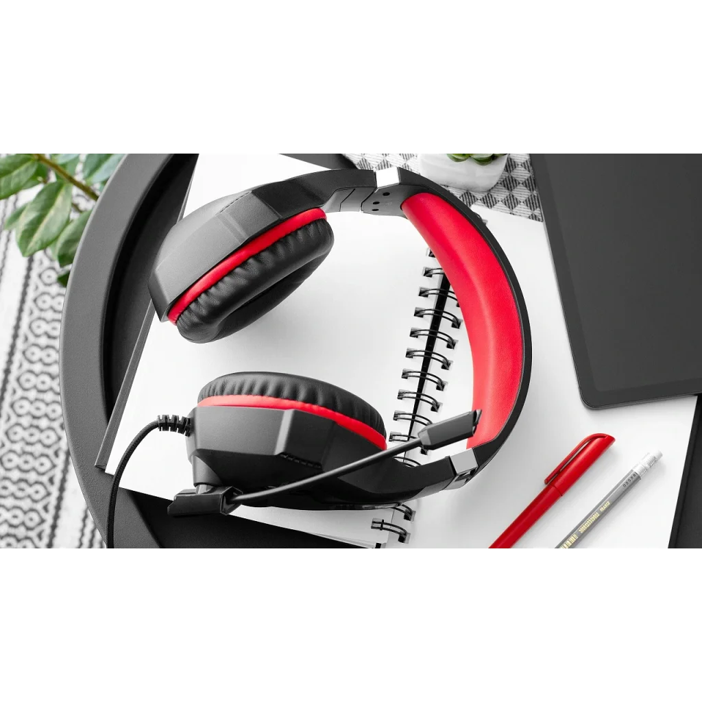 Гарнітура REAL-EL GDX-7575 Black/Red, EL124100042 UA