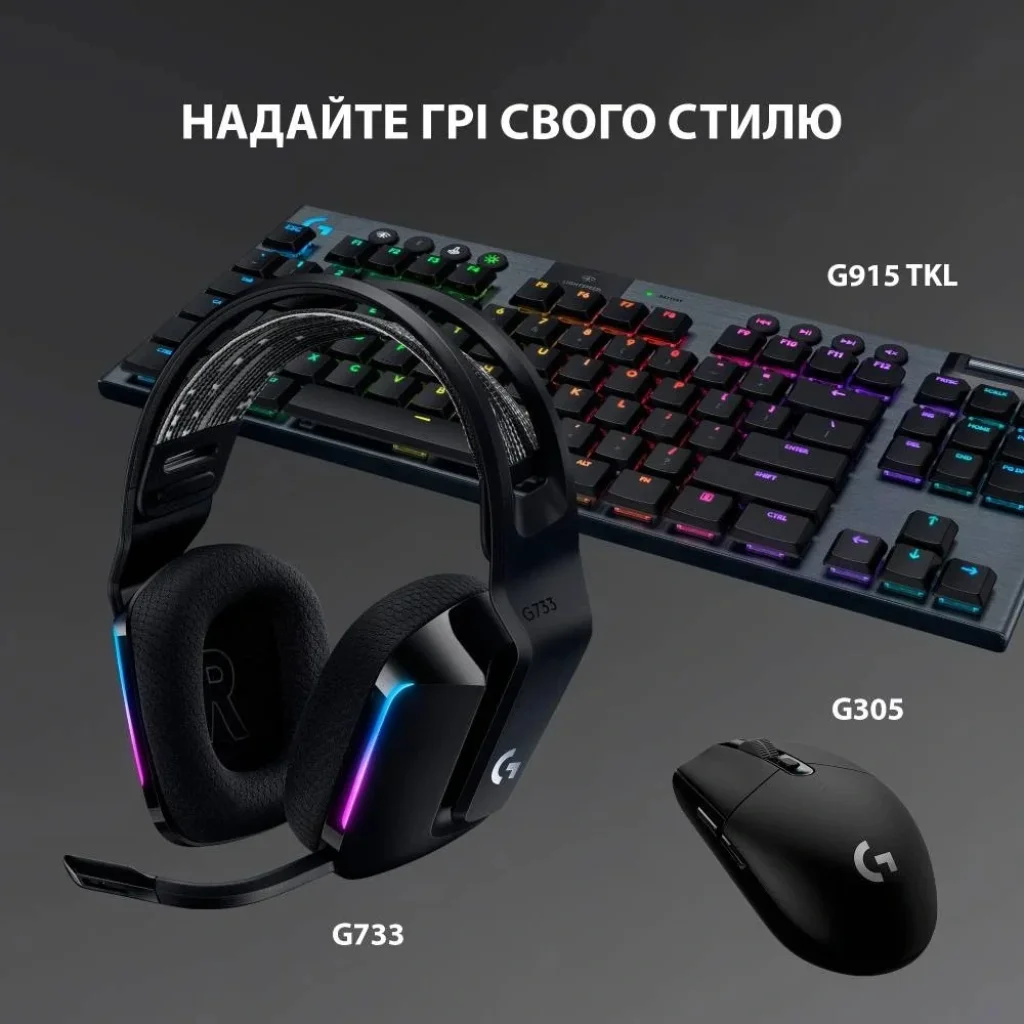 Гарнітура Logitech G733 Black (981-000864) UA