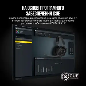 Гарнітура Corsair Gaming Void Elite Surround Carbon (CA-9011205-EU) UA
