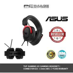 Гарнітура Asus TUF Gaming H3 Red (90YH02AR-B1UA00) UA