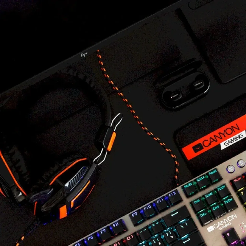 Гарнітура Canyon CND-SGHS3A Black/Orange UA