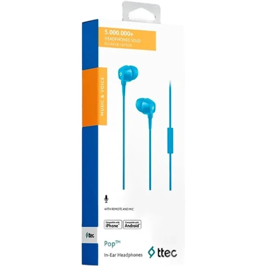Гарнітура Ttec Pop Blue (2KMM13M) UA
