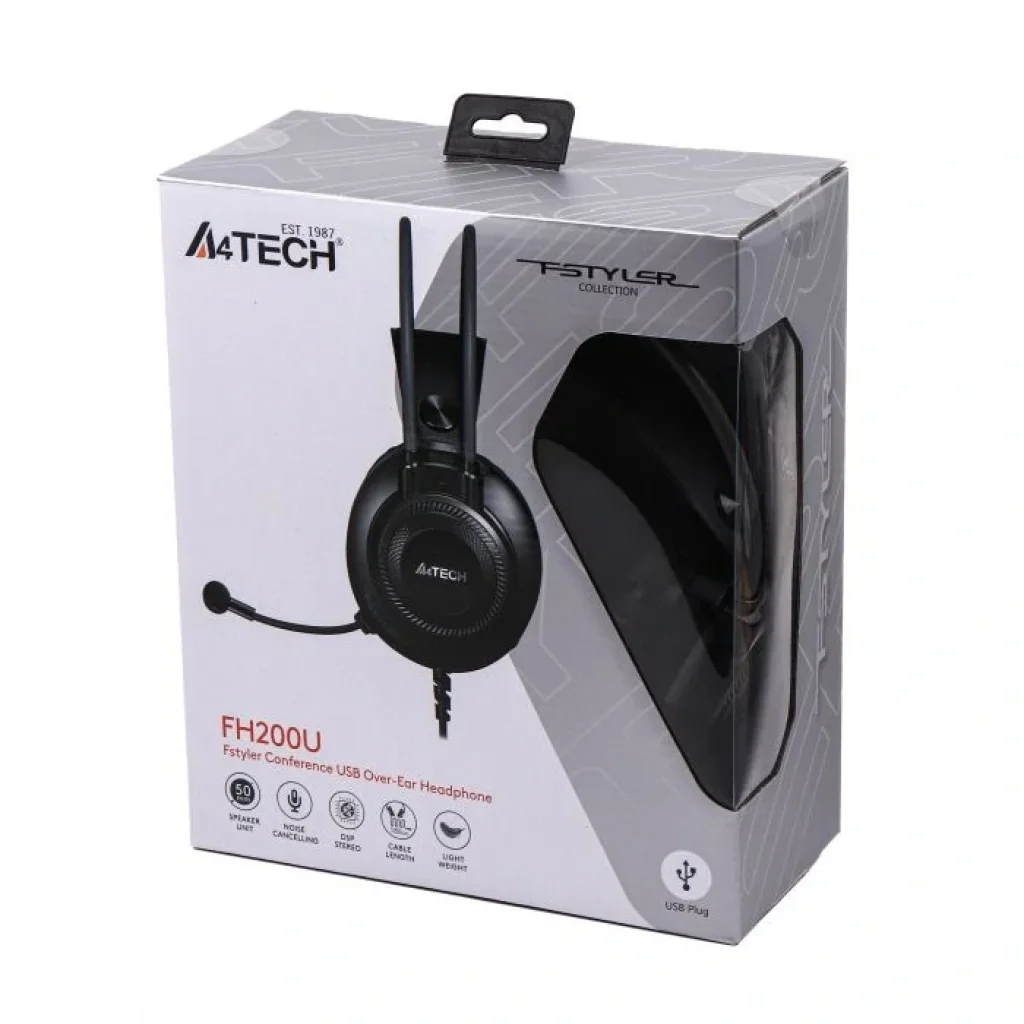 Гарнітура A4Tech FH200U Grey, FH200U (Grey) UA