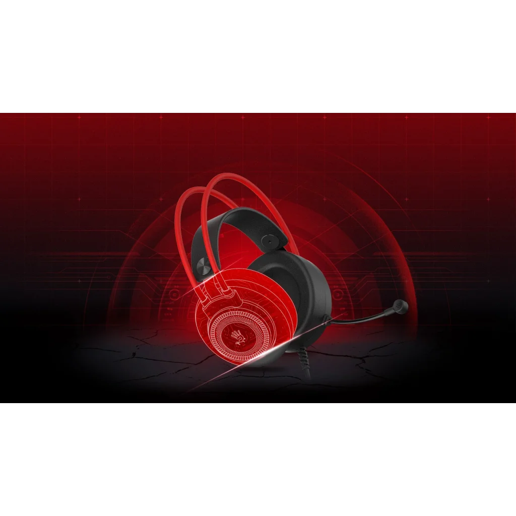 Гарнітура A4Tech Bloody G200 Black/Red, G200 Bloody (Black+Red) UA