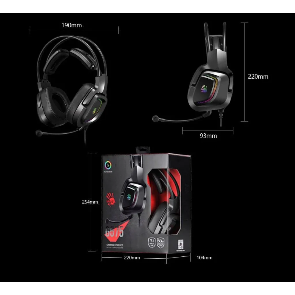 Гарнитура A4Tech Bloody G575 Black, G575 Bloody (Black) UA
