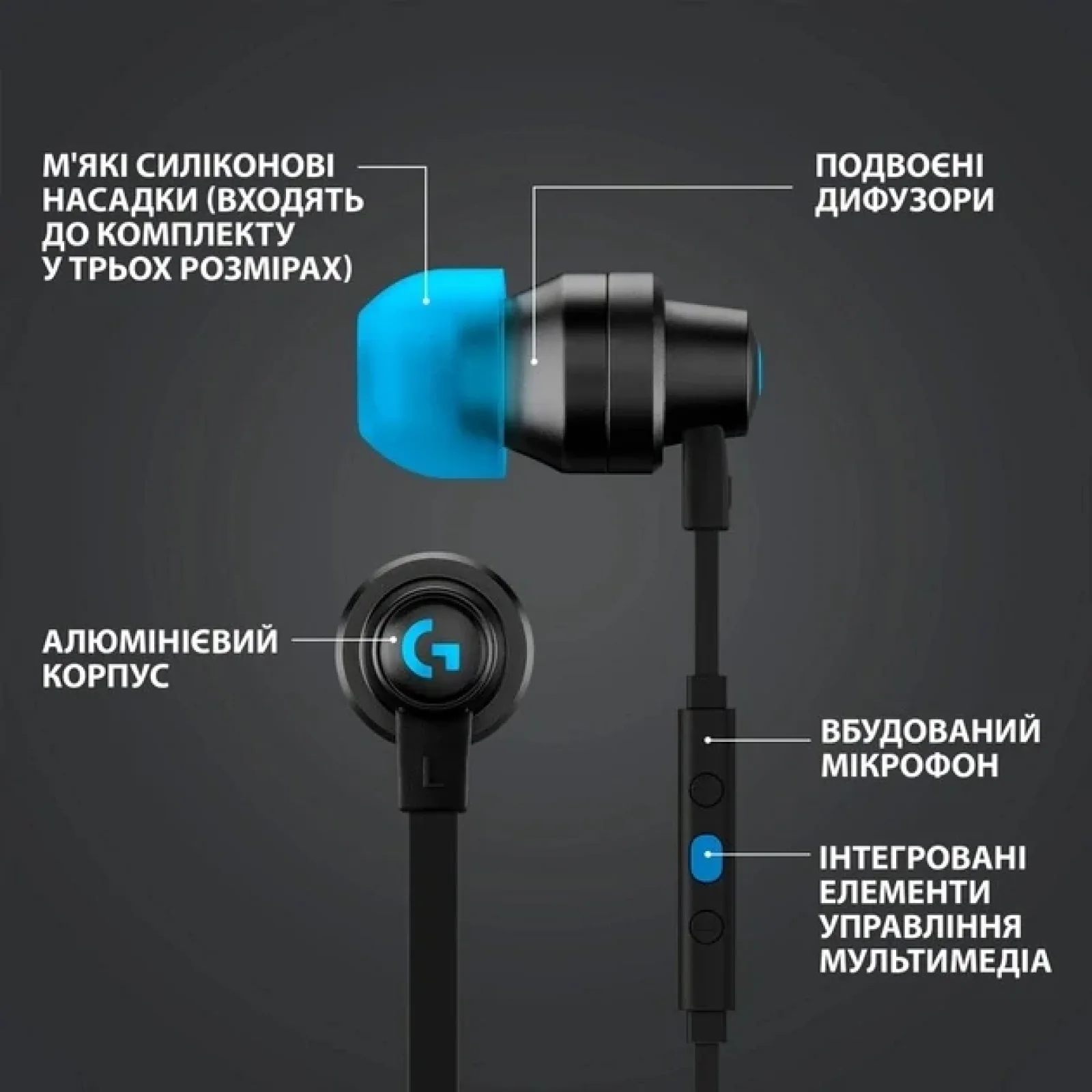 Гарнитура Logitech G333 Black (981-000924) UA