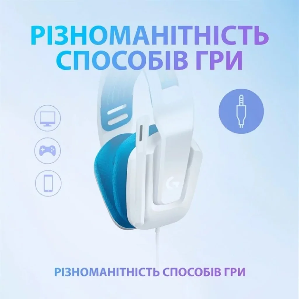 Гарнітура Logitech G335 White (981-001018) UA