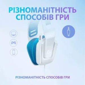 Гарнітура Logitech G335 White (981-001018) UA