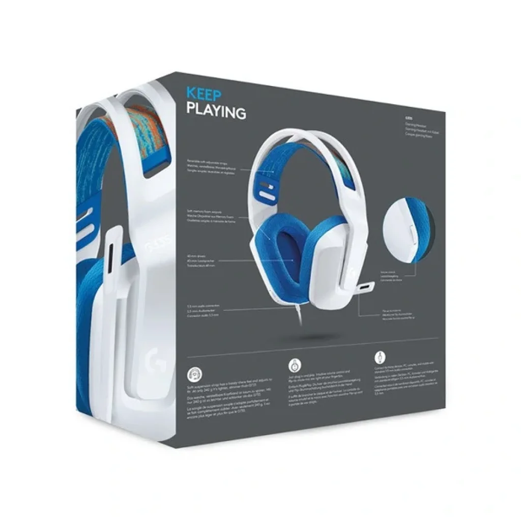Гарнітура Logitech G335 White (981-001018) UA