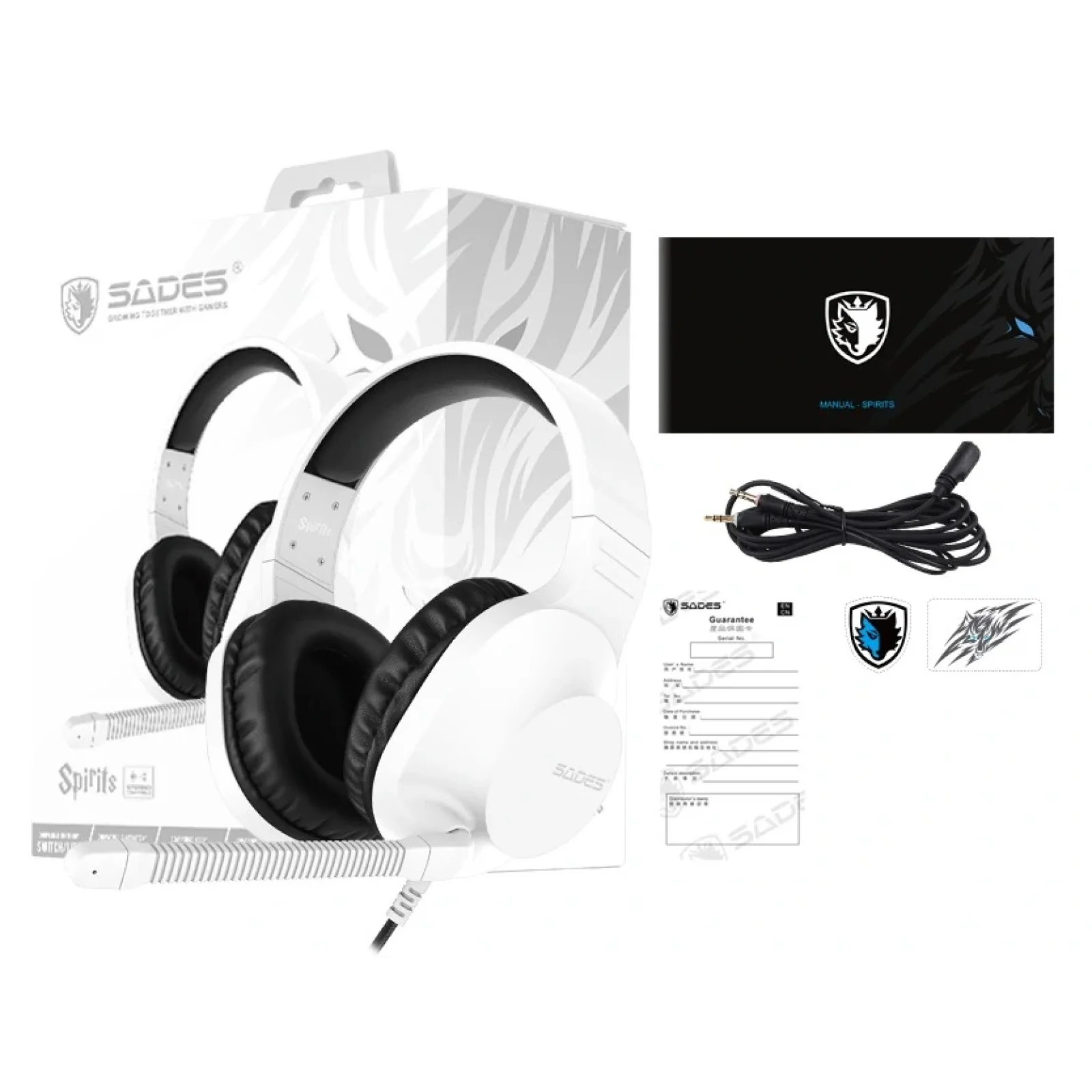 Гарнітура Sades SA-721 Spirits White (sa721wtj) UA