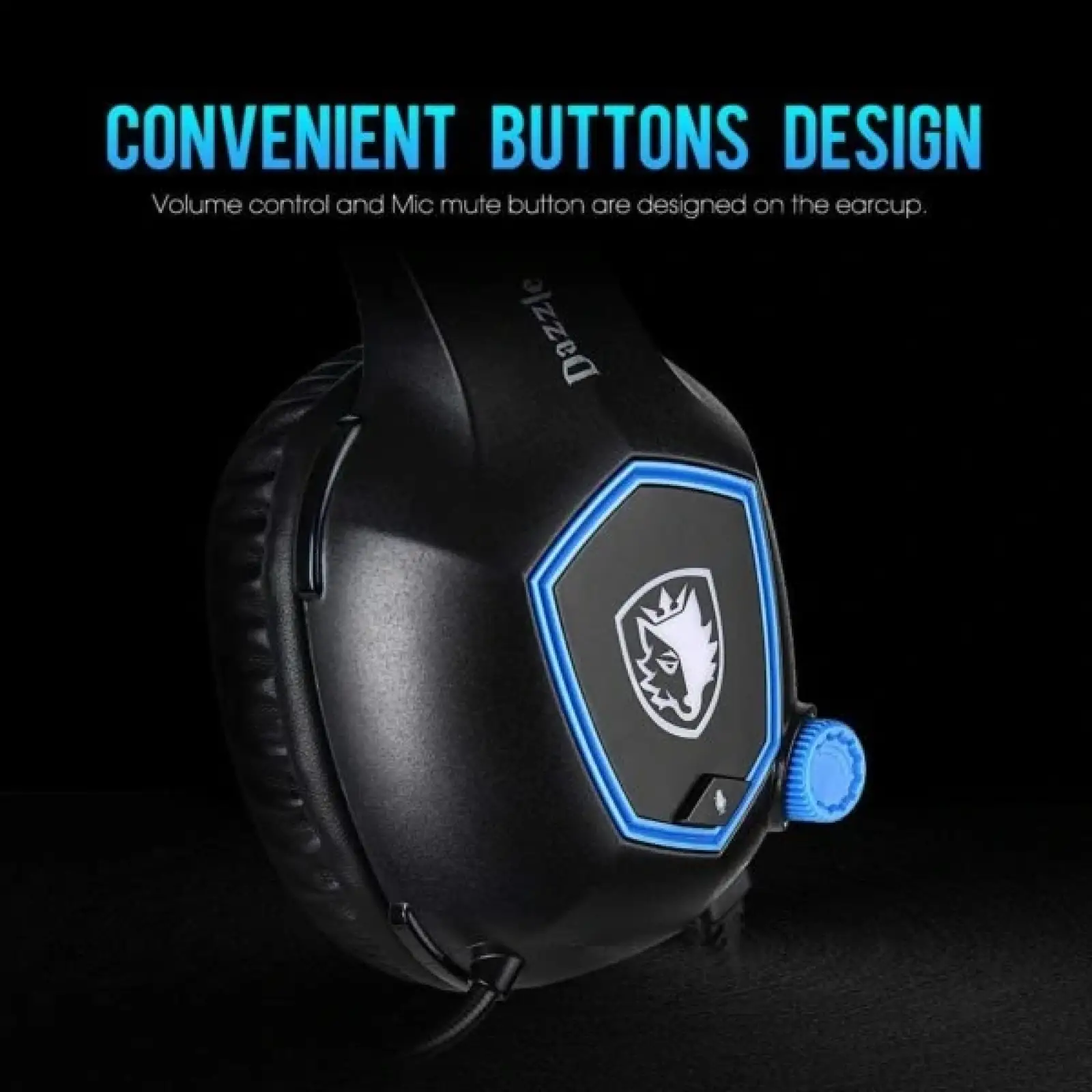 Гарнітура Sades SA-905 Dazzle Black/Blue (sa905bku) UA