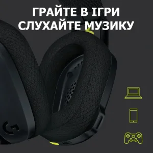 Bluetooth-гарнитура Logitech G435 Wireless Black (981-001050) UA