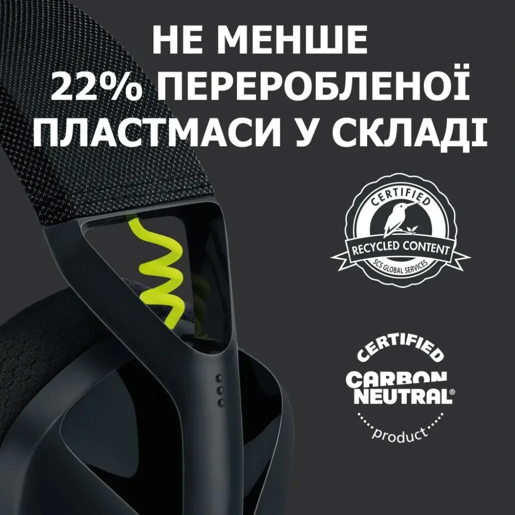 Bluetooth-гарнитура Logitech G435 Wireless Black (981-001050) UA