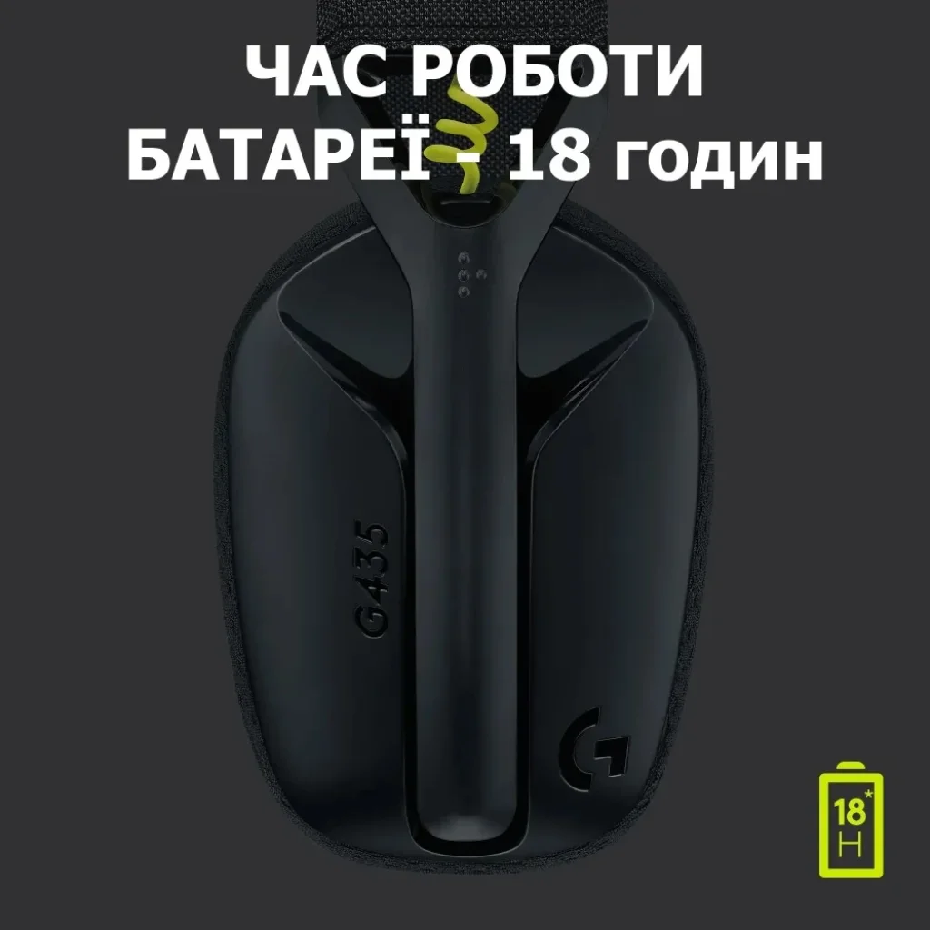 Bluetooth-гарнитура Logitech G435 Wireless Black (981-001050) UA