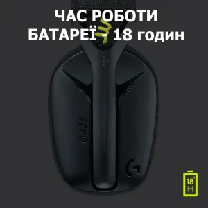 Bluetooth-гарнитура Logitech G435 Wireless Black (981-001050) UA